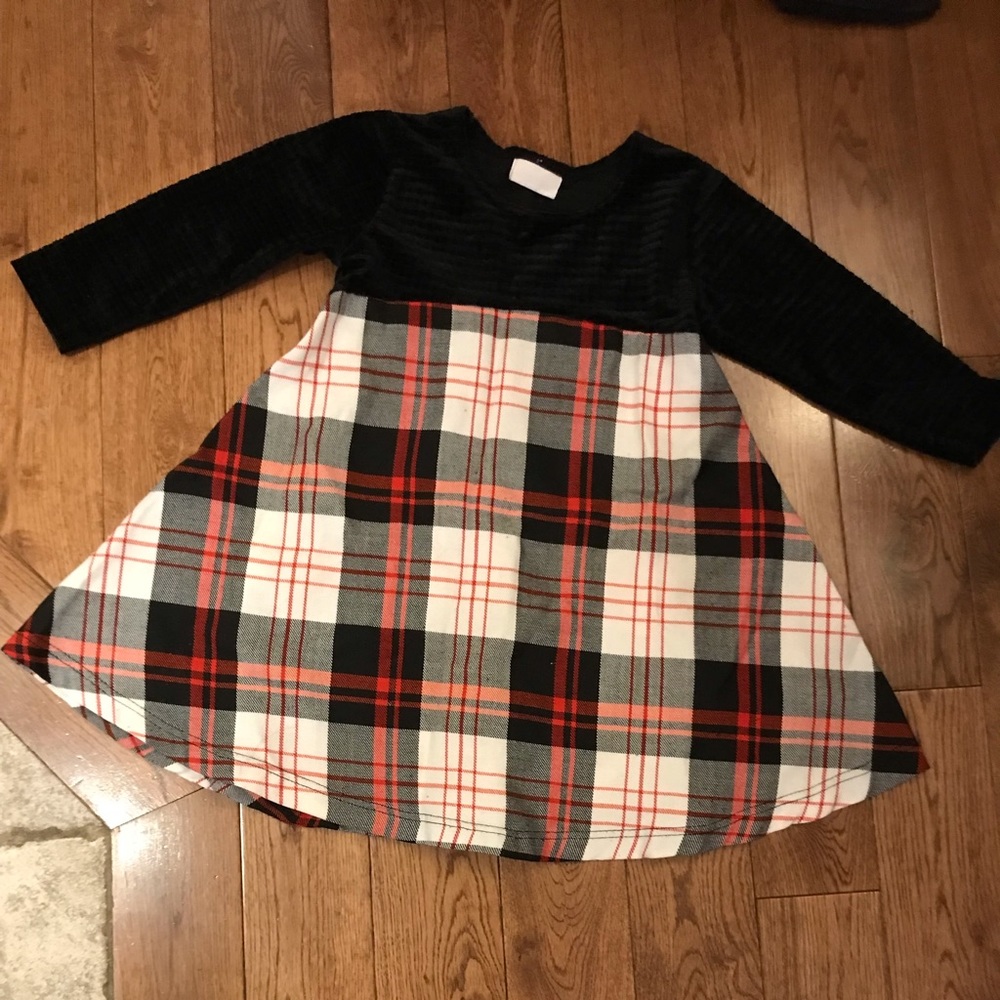 Little girls winter holiday dress